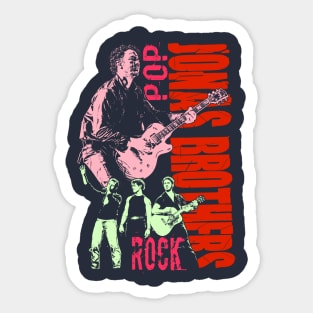 The sound of pop rock brotherhood Sticker